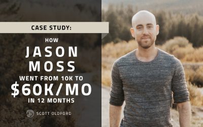 How Jason Moss went from 10K to $60K/mo in 12 Months (without working 60 hours a week)